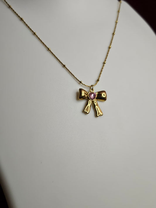 Sweetheart Bow Necklace