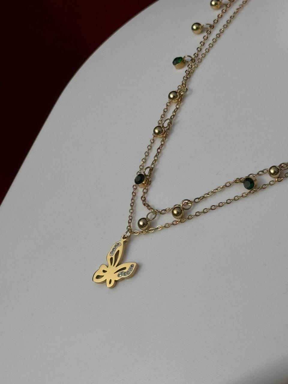 Butterfly Charm Beaded