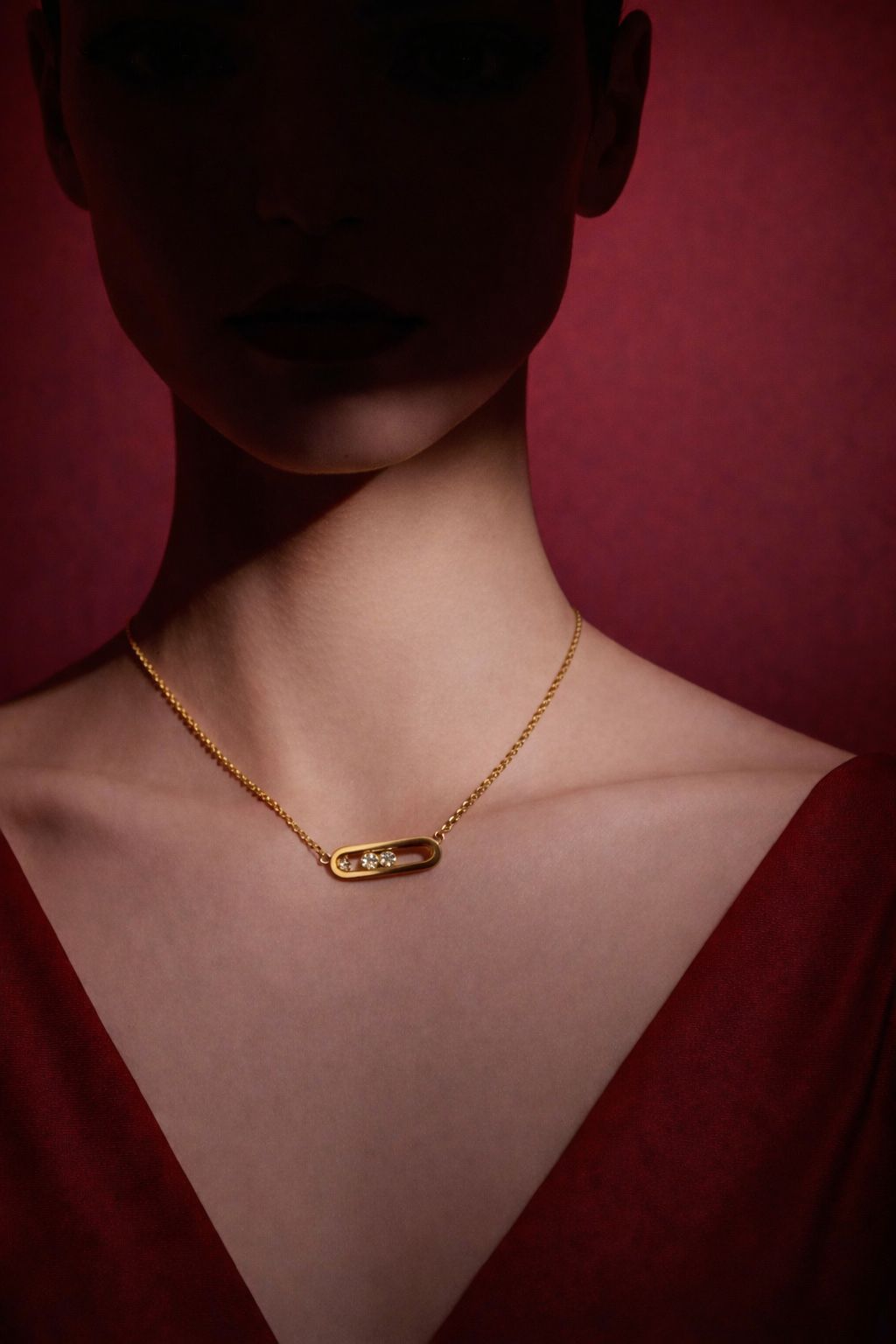 Elysian Floating Trio Necklace