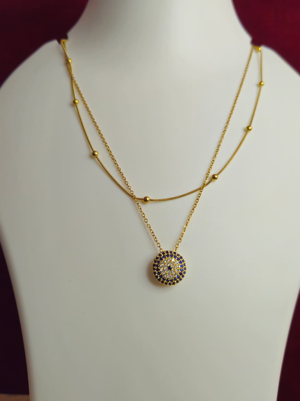 Evil Eye Layered Protection Necklace