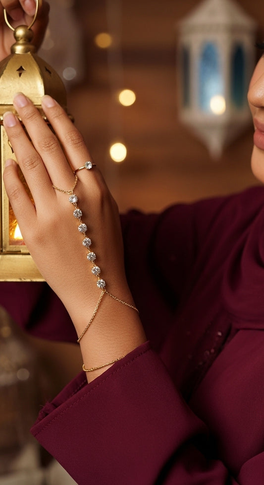 Celestia Crystal Hand Chain