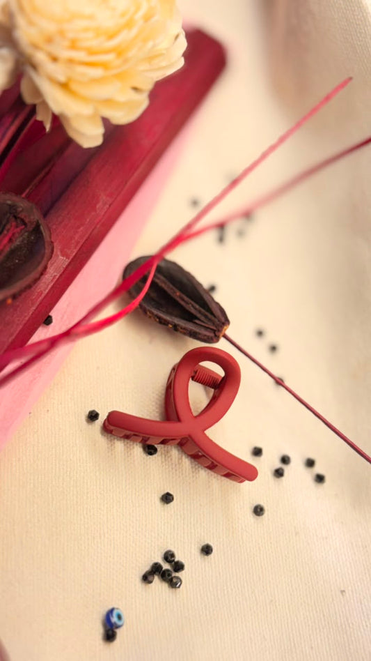 Ribbon Bow Claw Hair Clip
