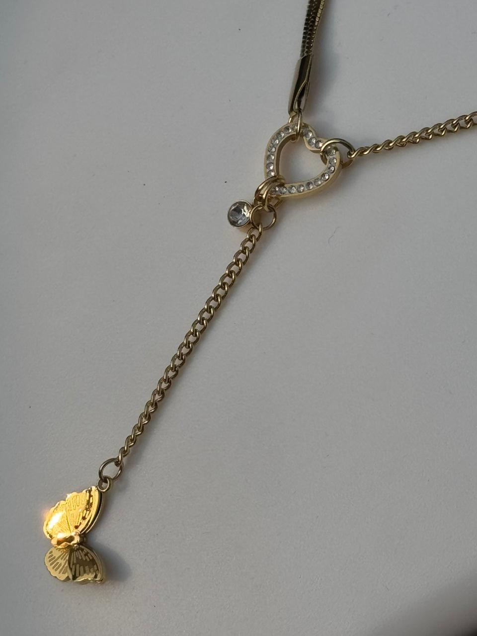 Heart Loop Butterfly Drop