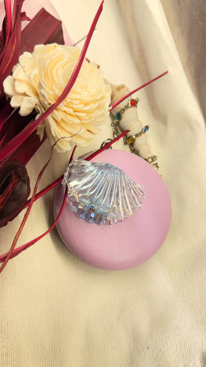 Glow Shell Hair Clips
